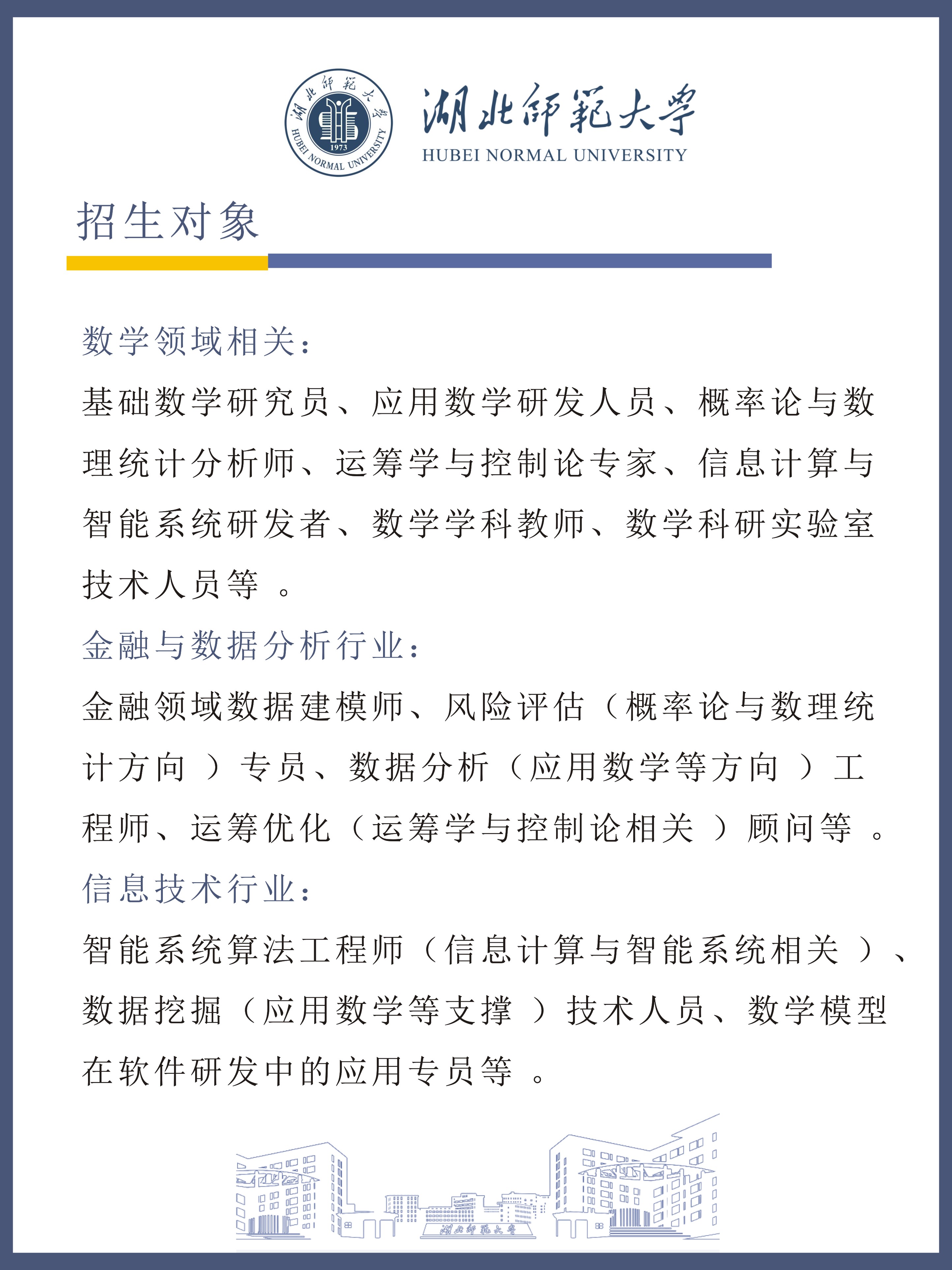 湖(hú)北師範大(da)學(xué)2025年(nian)同等(deng)學(xué)力(li)人(ren)員(yuan)申請(qing)碩士學(xué)位招生(sheng)簡章